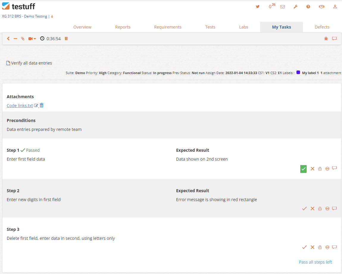 Testuff Screenshot