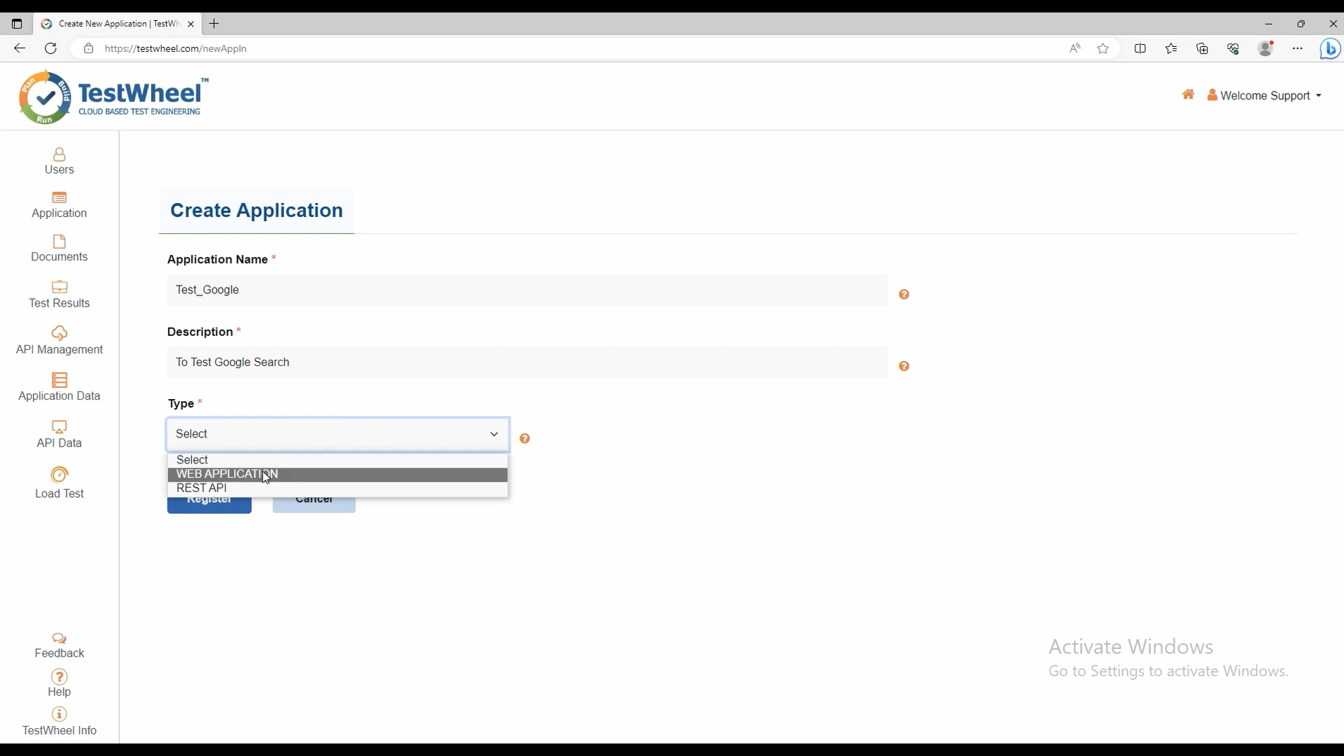 TestWheel Screenshot