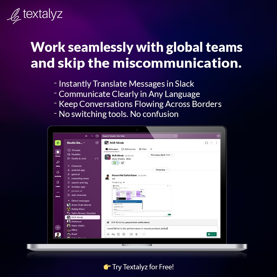 Textalyz screenshot & Video
