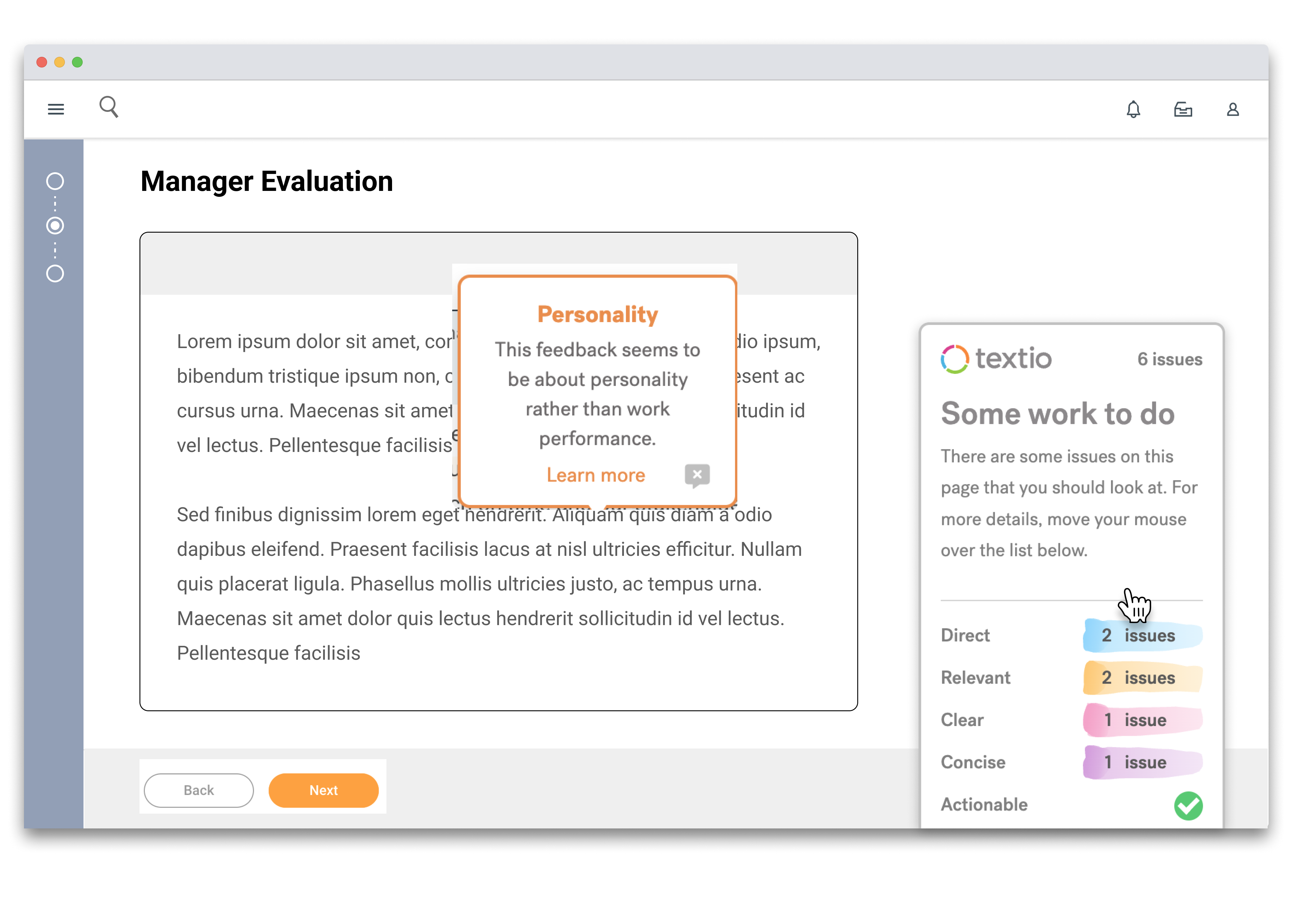 Textio Screenshot
