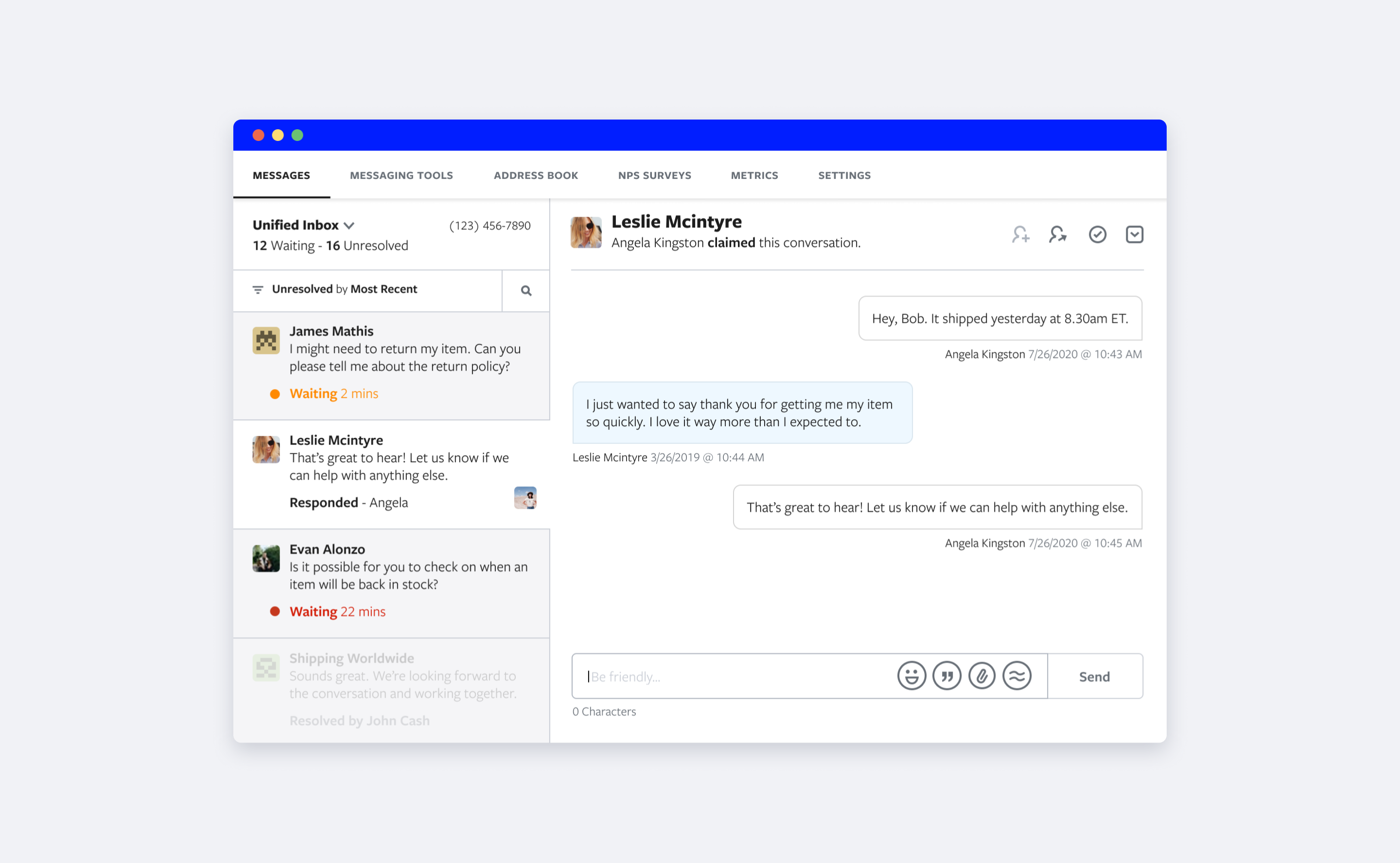 Textline screenshot & Video
