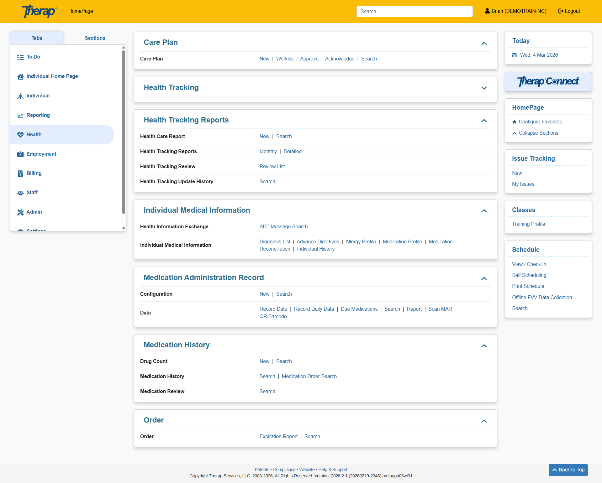 Therap Screenshot