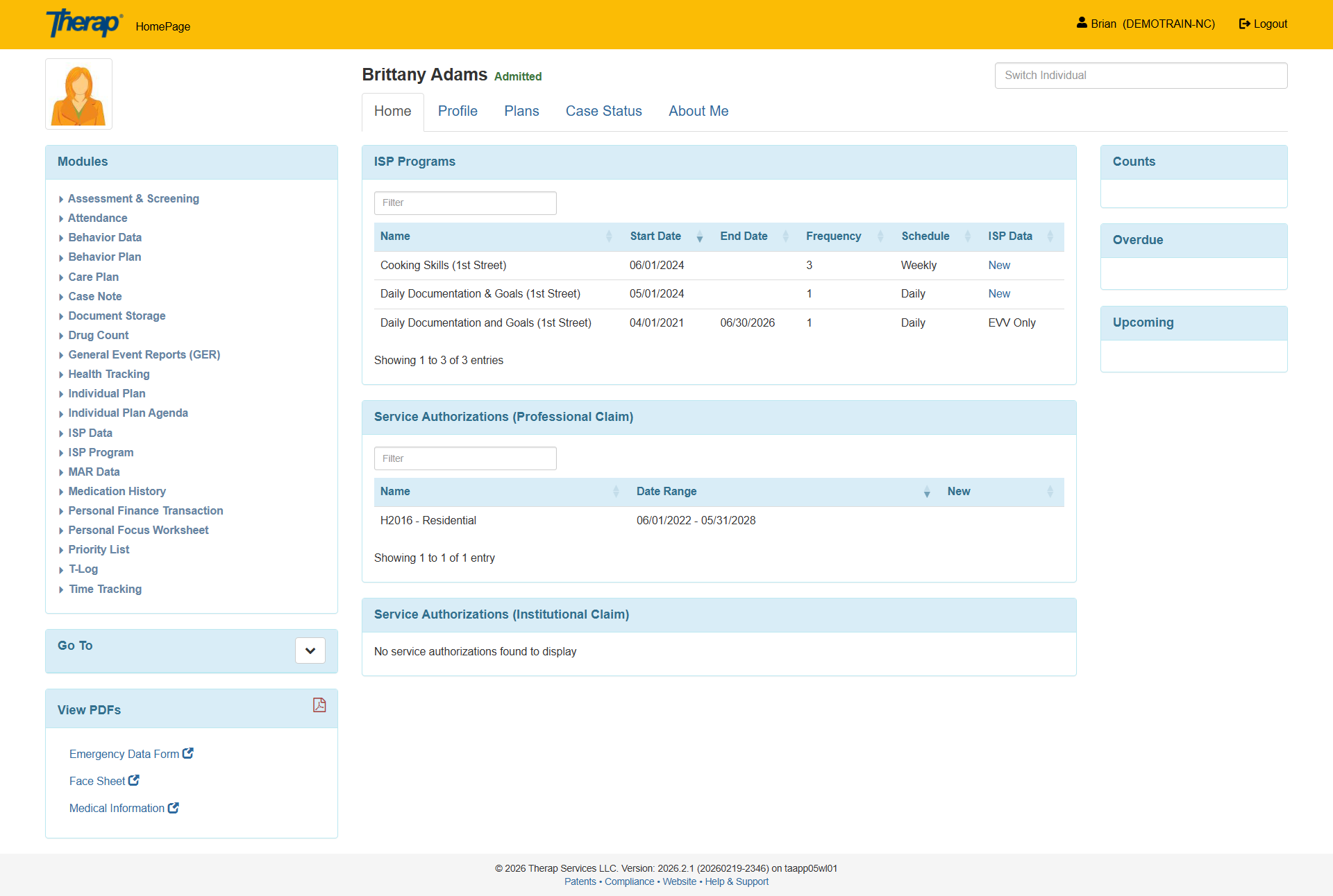 Therap Screenshot