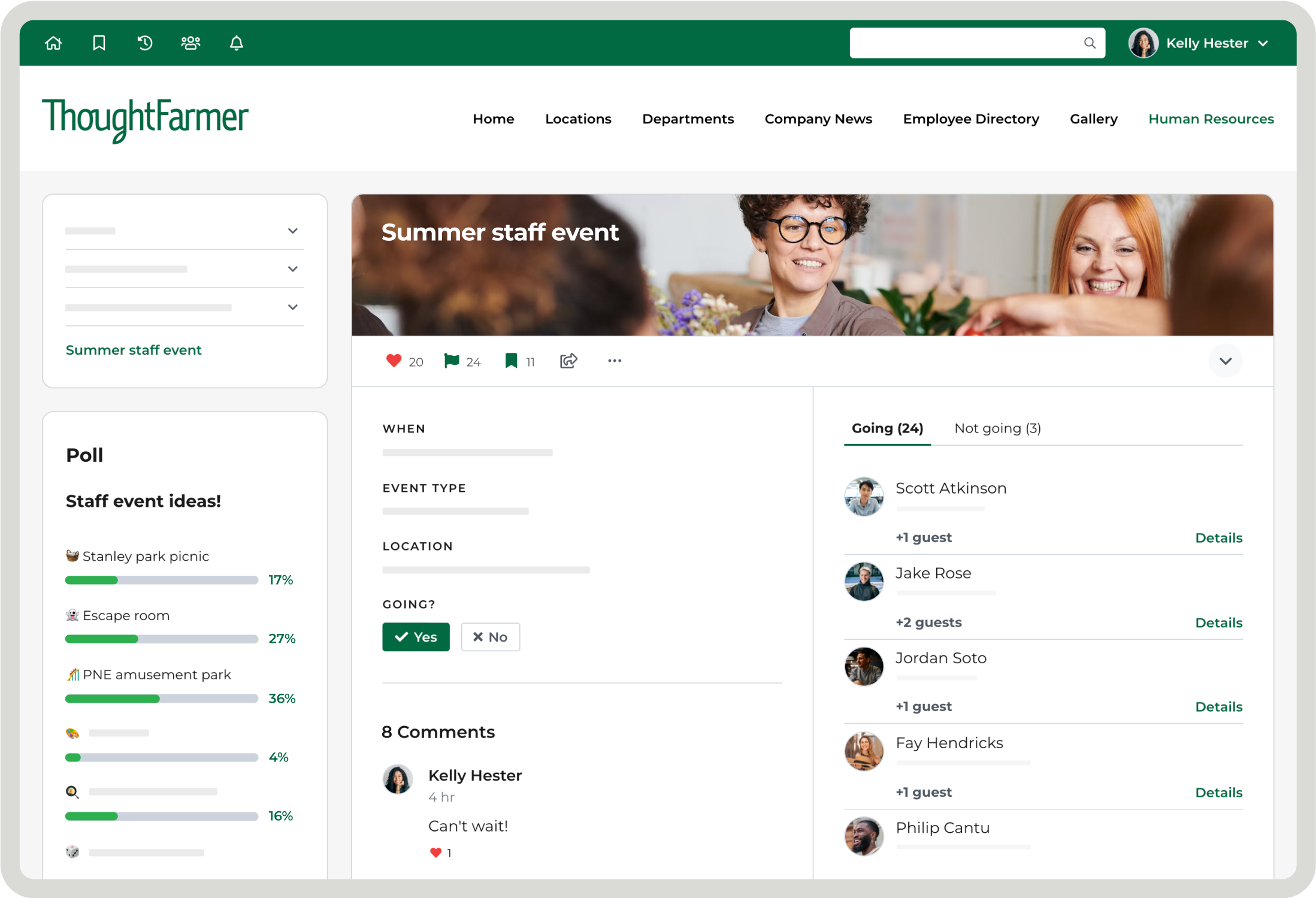 ThoughtFarmer Screenshot