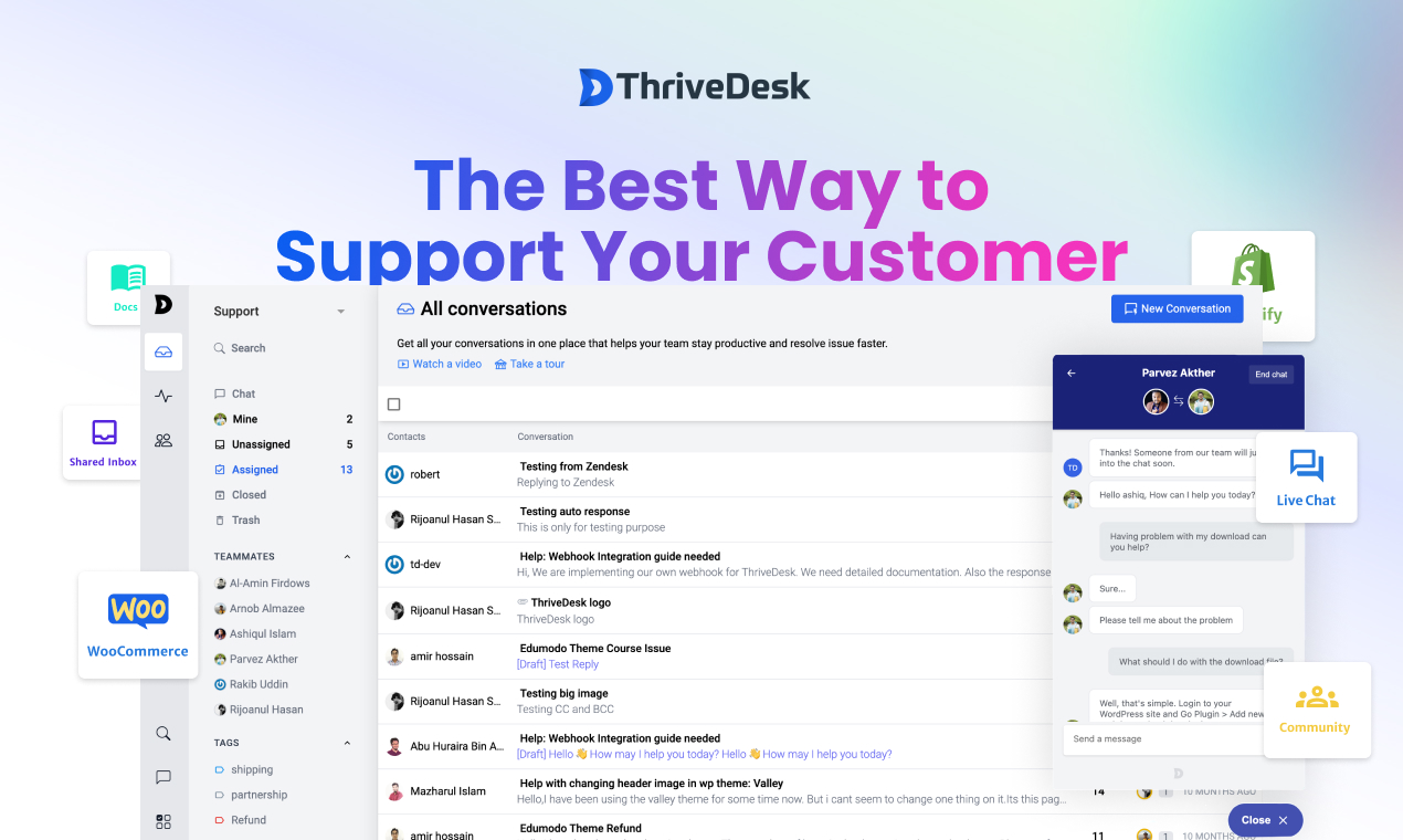 ThriveDesk Screenshot