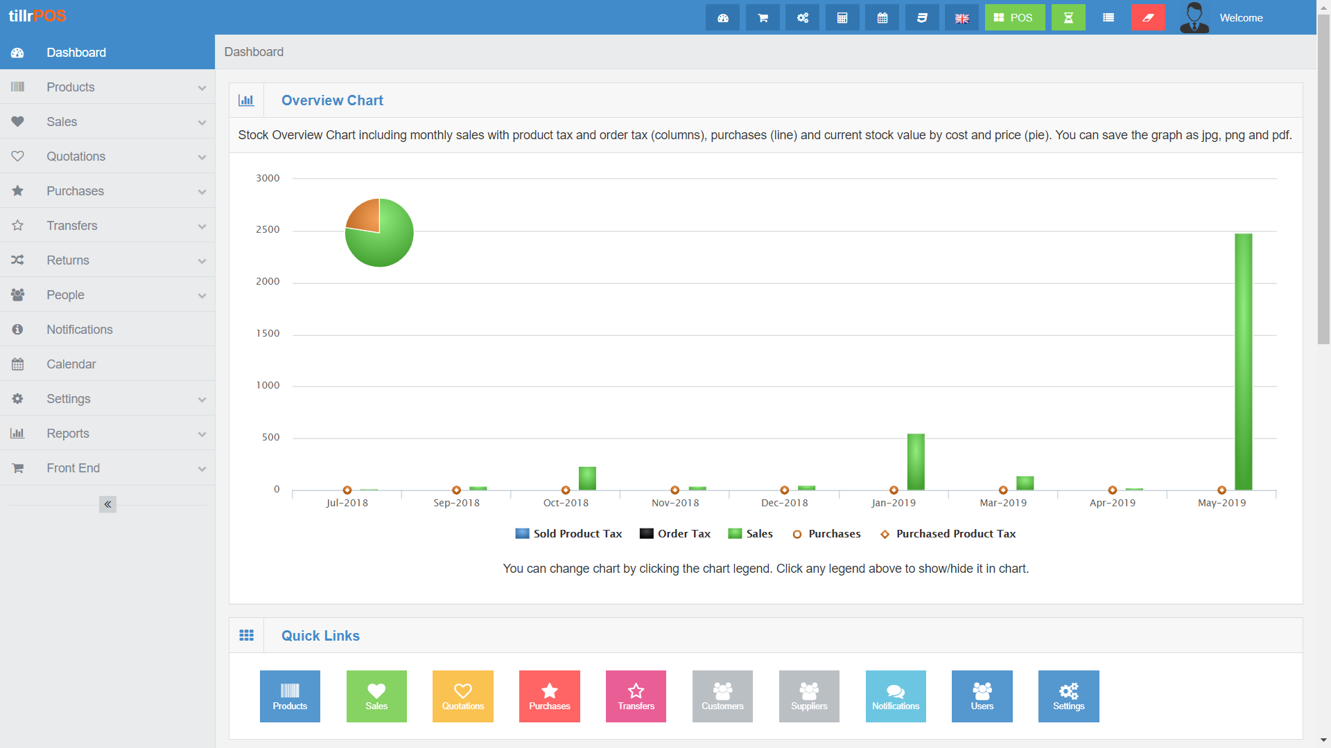 TillrPOS Screenshot