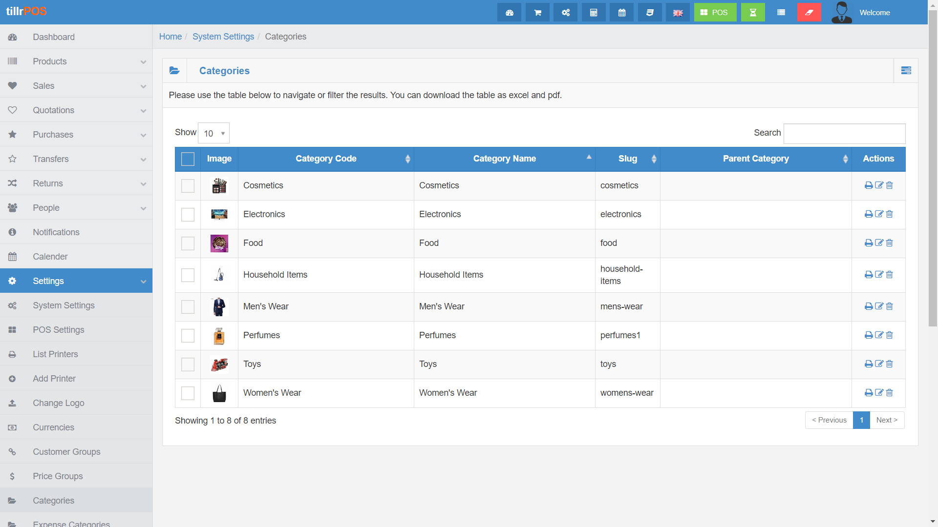 TillrPOS Screenshot