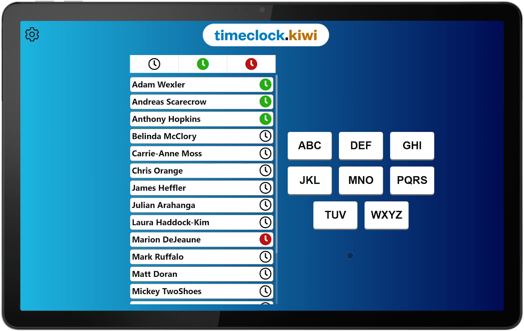 Timeclock.Kiwi Screenshot