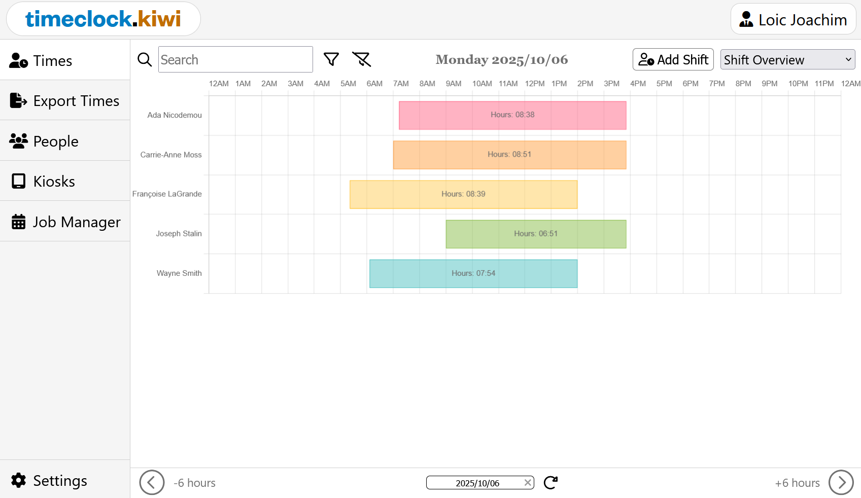 Timeclock.Kiwi Screenshot