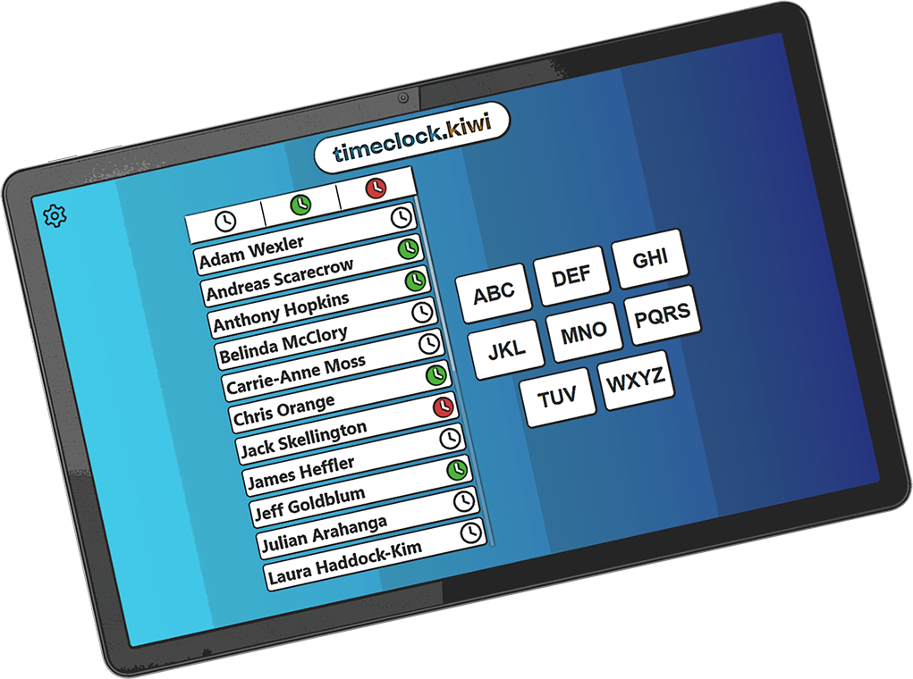 Timeclock.Kiwi Screenshot