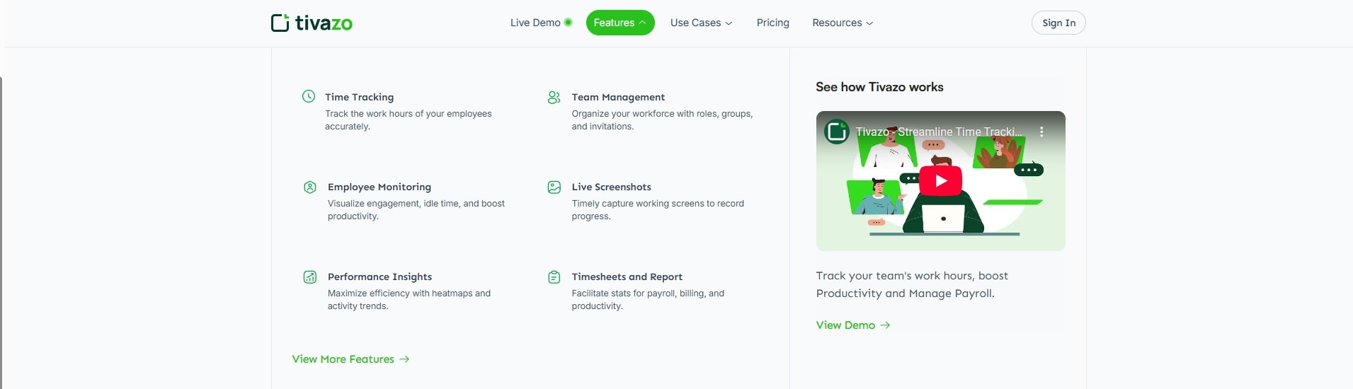 Tivazo screenshot & Video