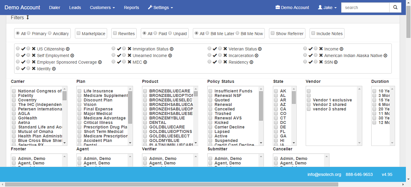 TLD CRM Screenshot