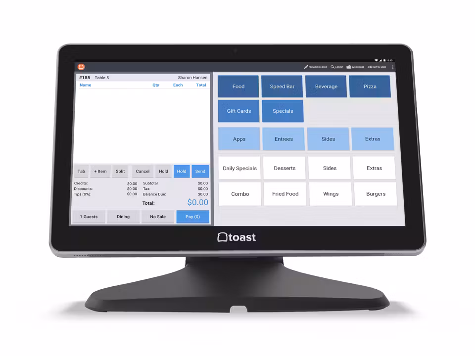 Toast POS screenshot & Video