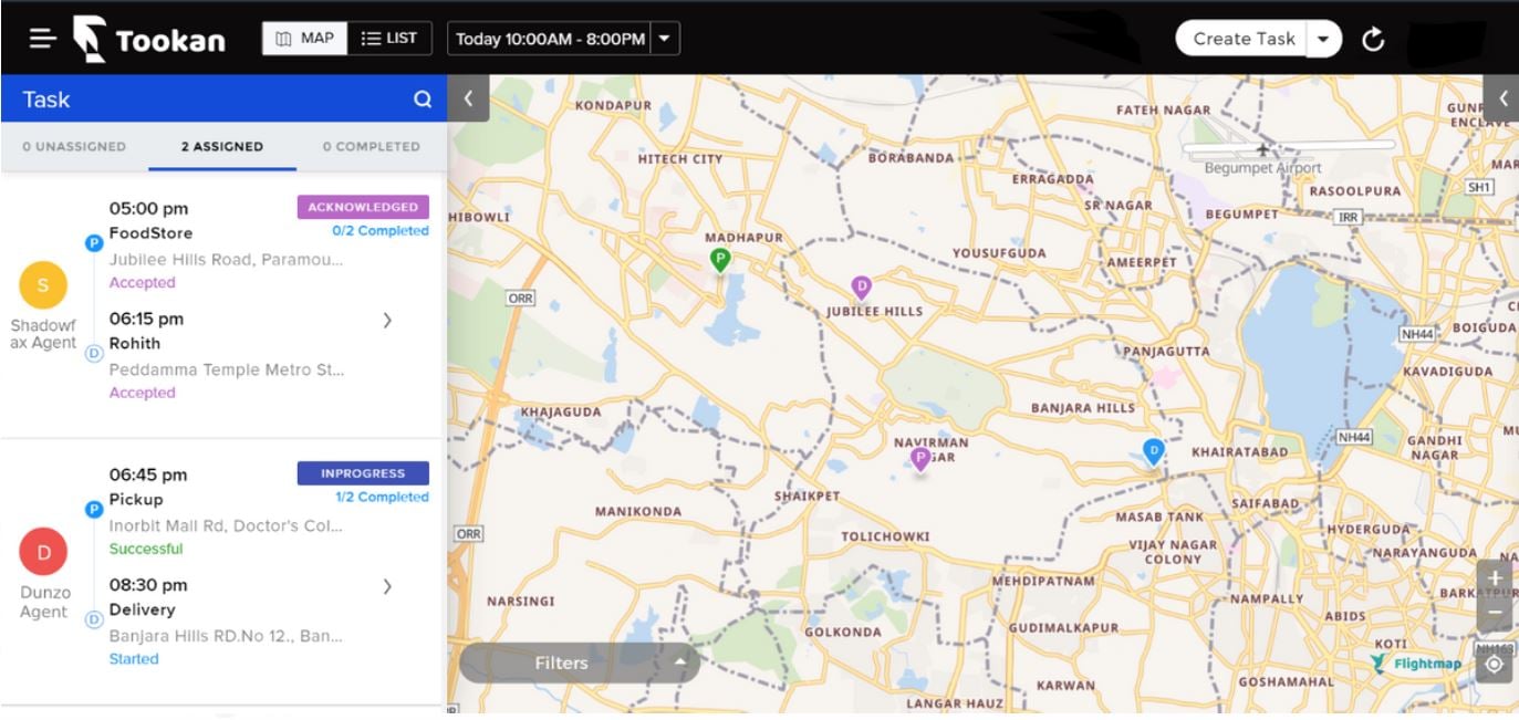 Tookan screenshot & Video