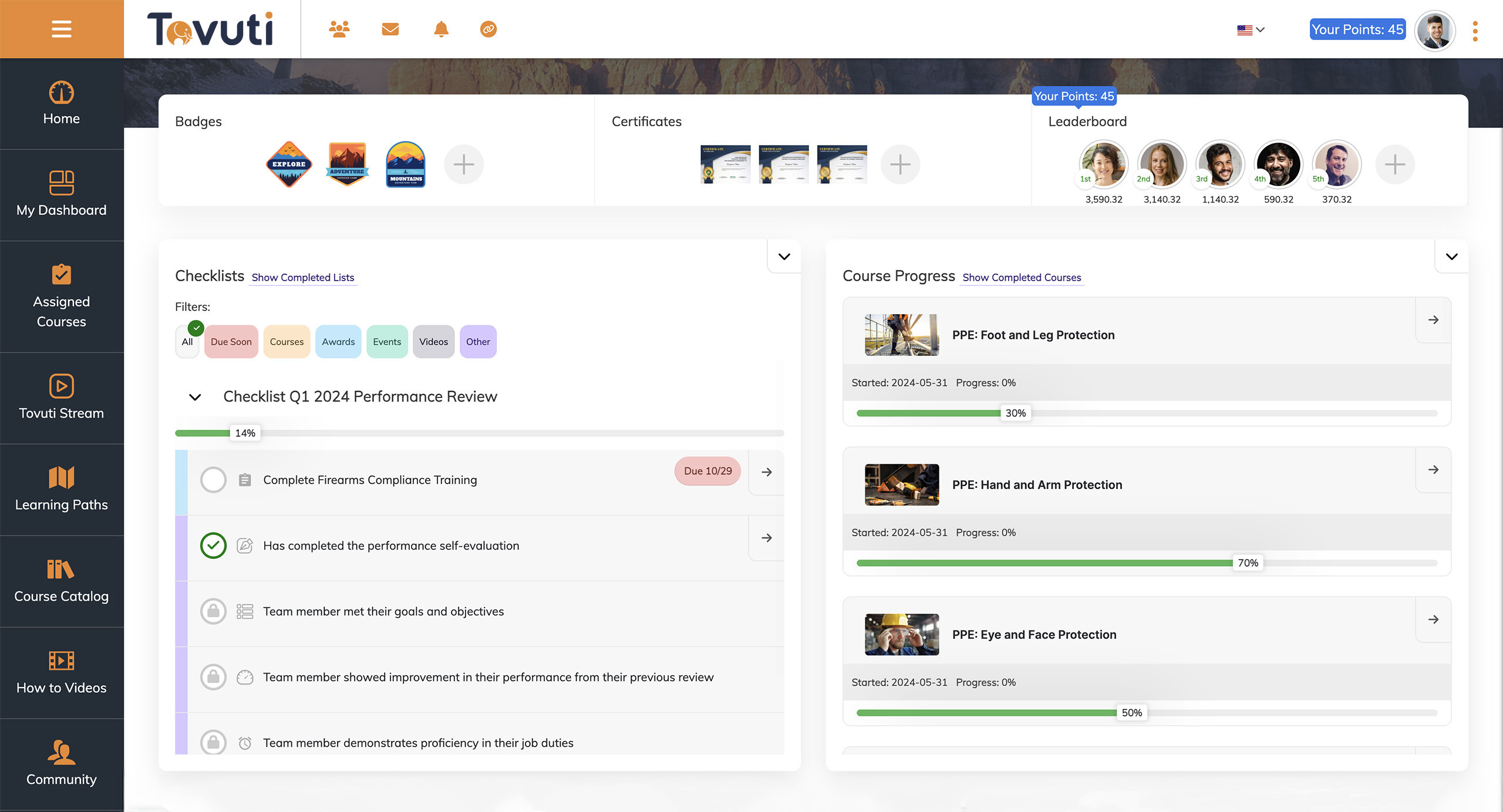 Tovuti LMS screenshot & Video