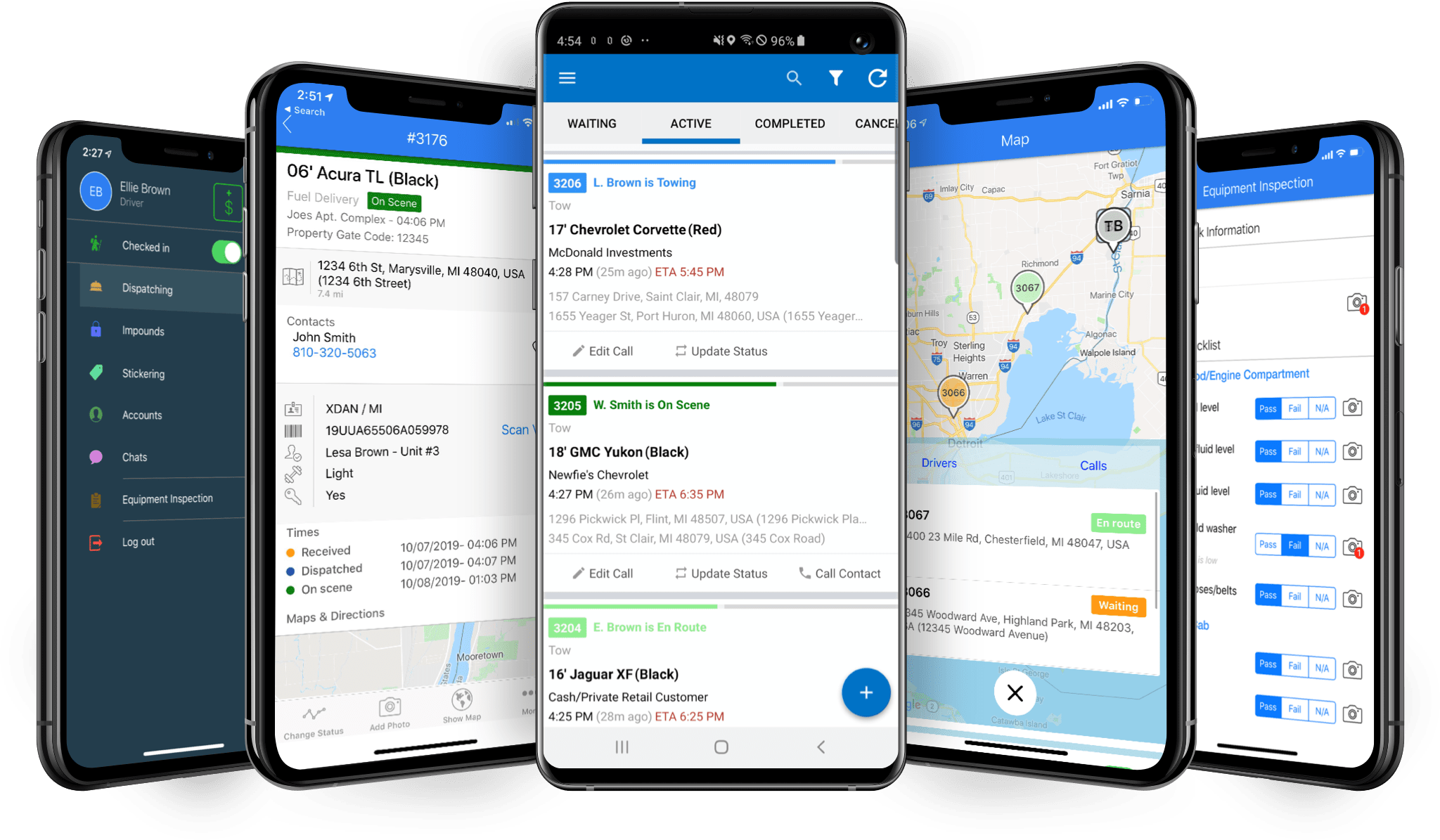 Towbook Management Software Screenshot