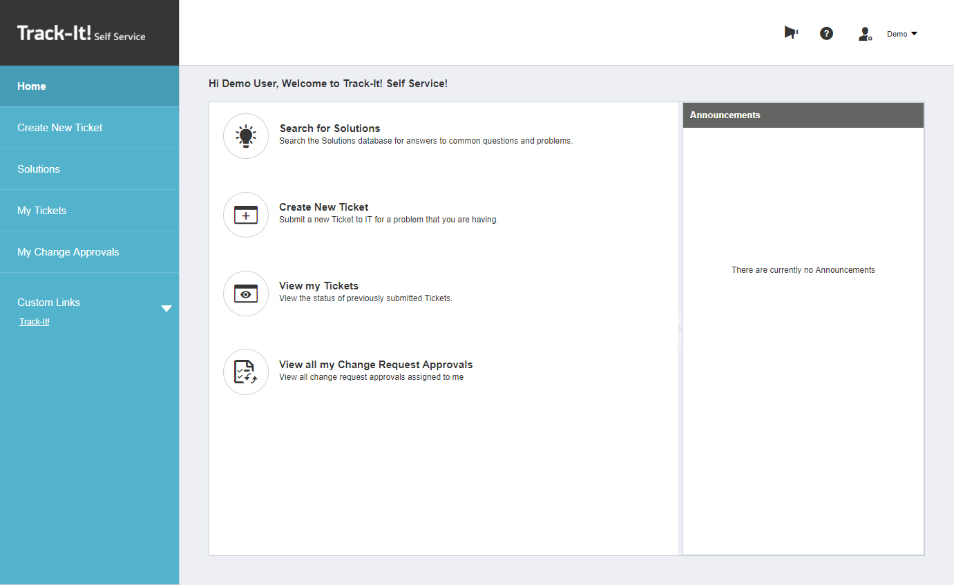 Track-It! Screenshot