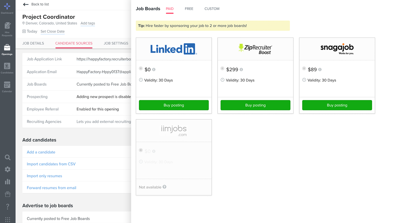 Trakstar Hire Screenshot