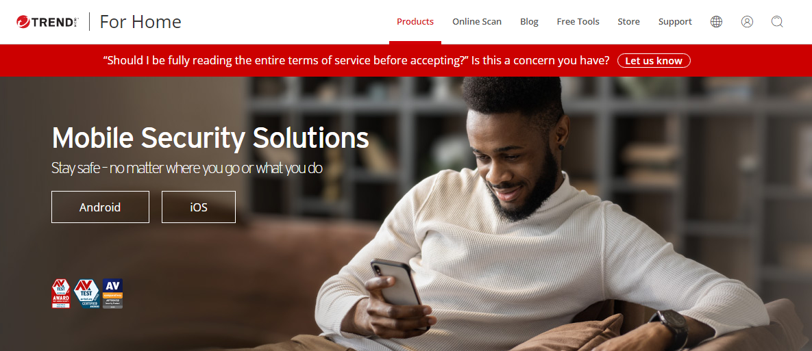 Trend Micro Mobile Security Screenshot