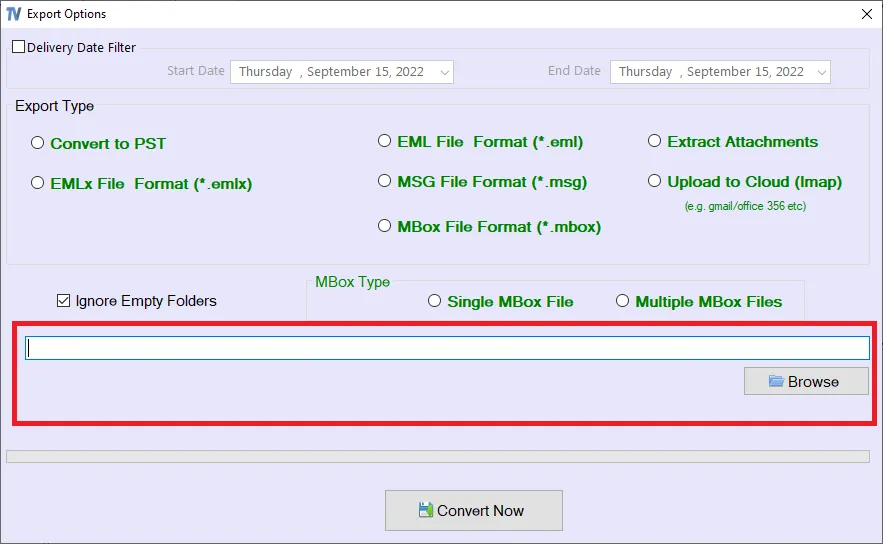 TrustVare OLM Converter Screenshot
