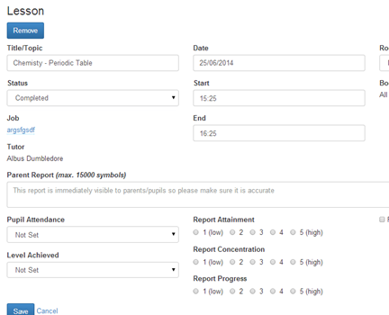 TutorCruncher Screenshot