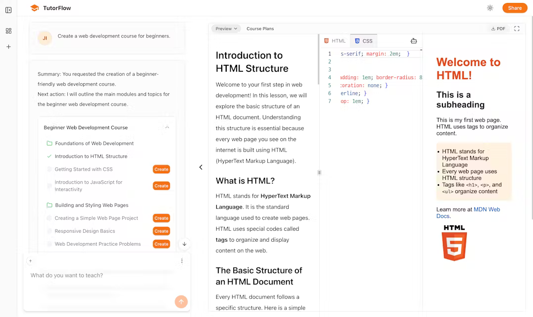 TutorFlow Screenshot