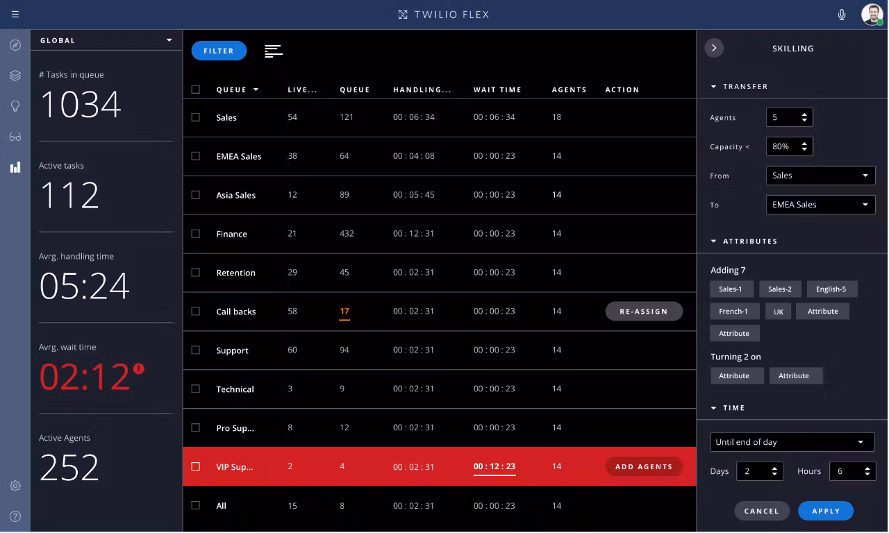 Twilio Flex screenshot & Video