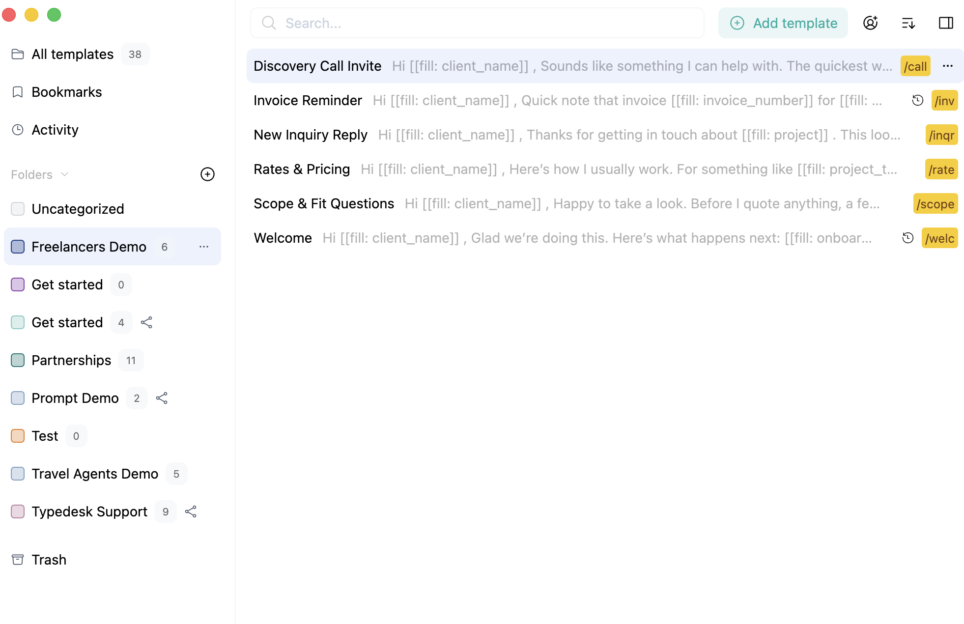 typedesk Screenshot