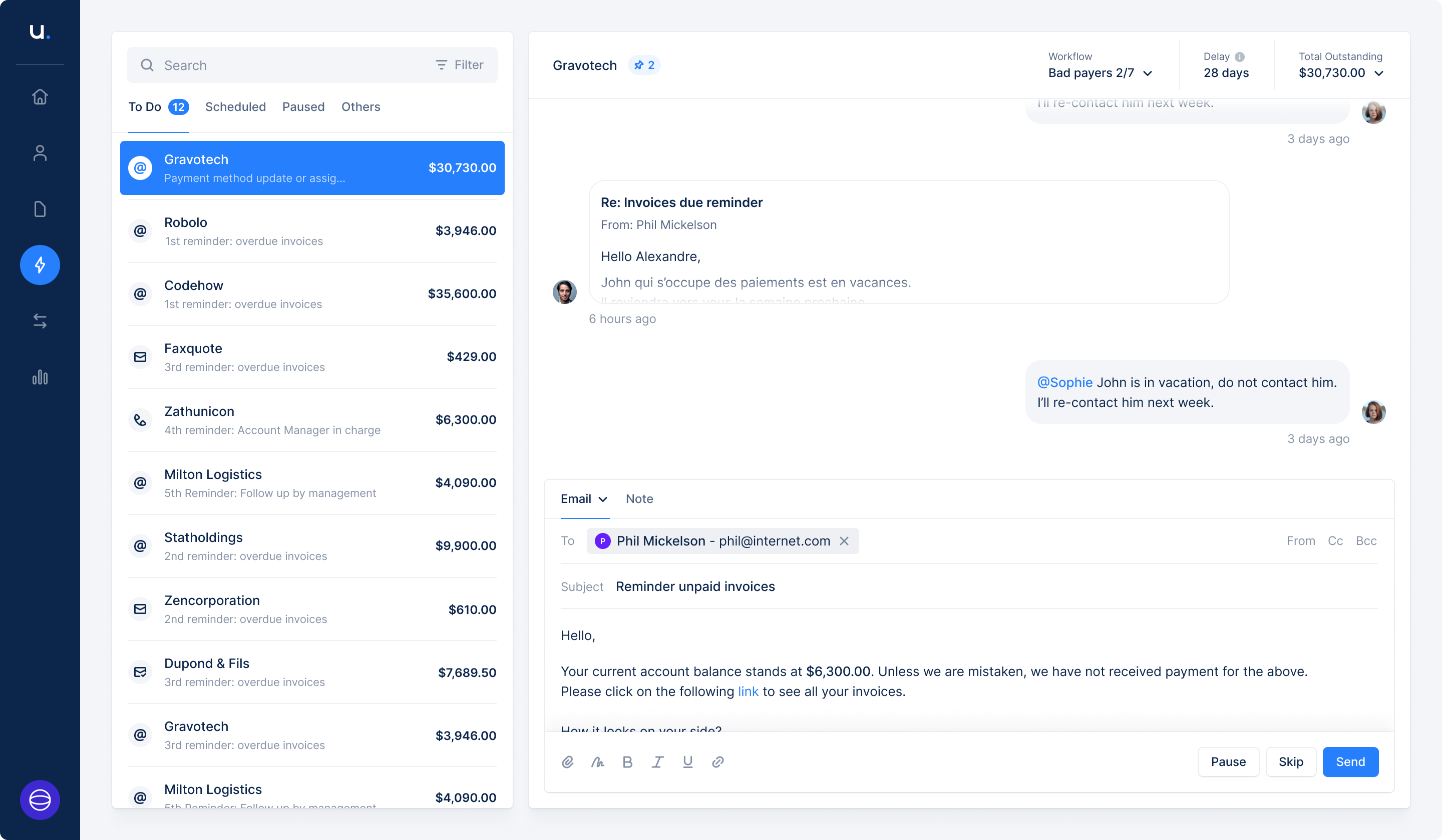 Upflow Screenshot