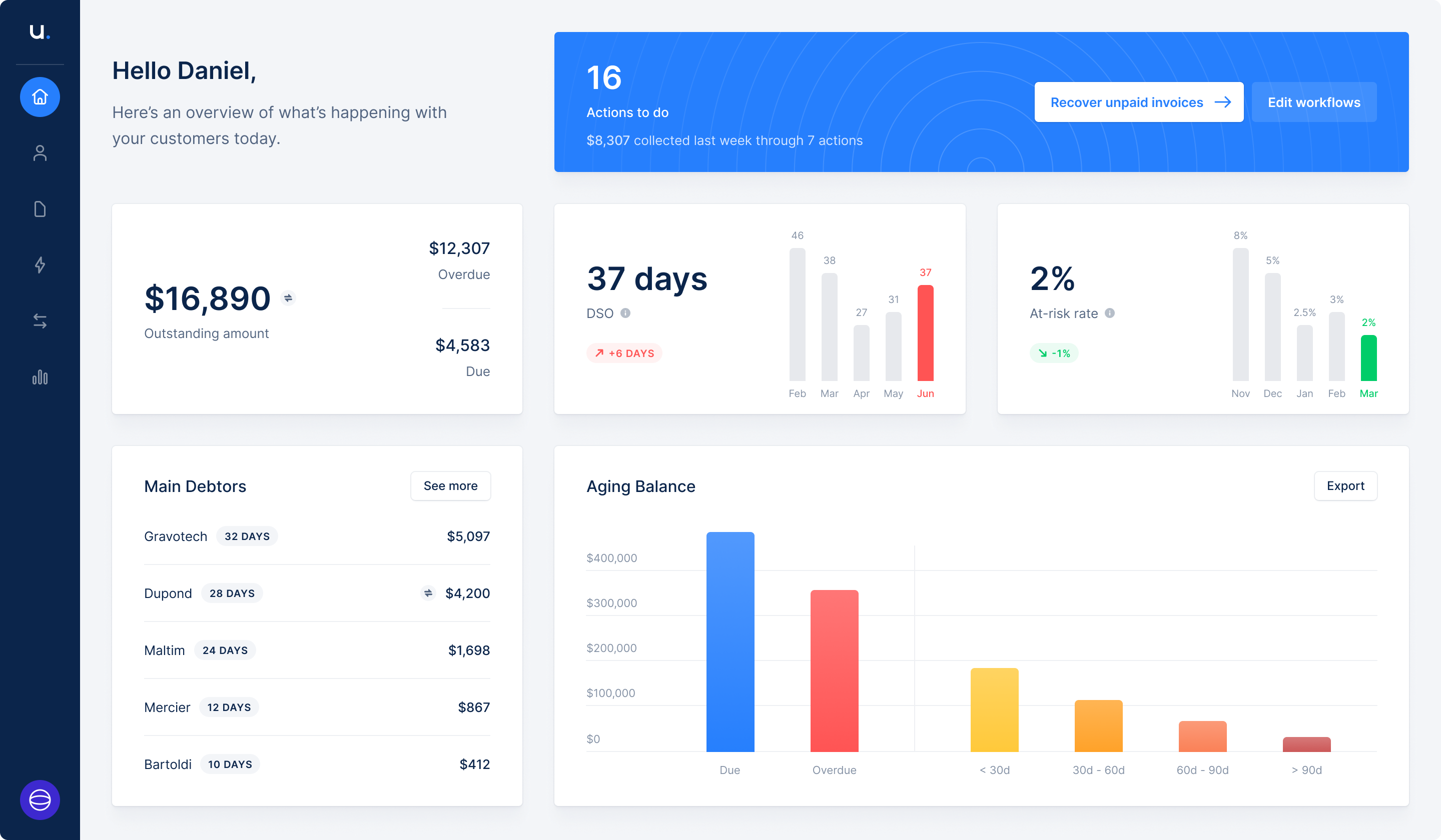 Upflow Screenshot
