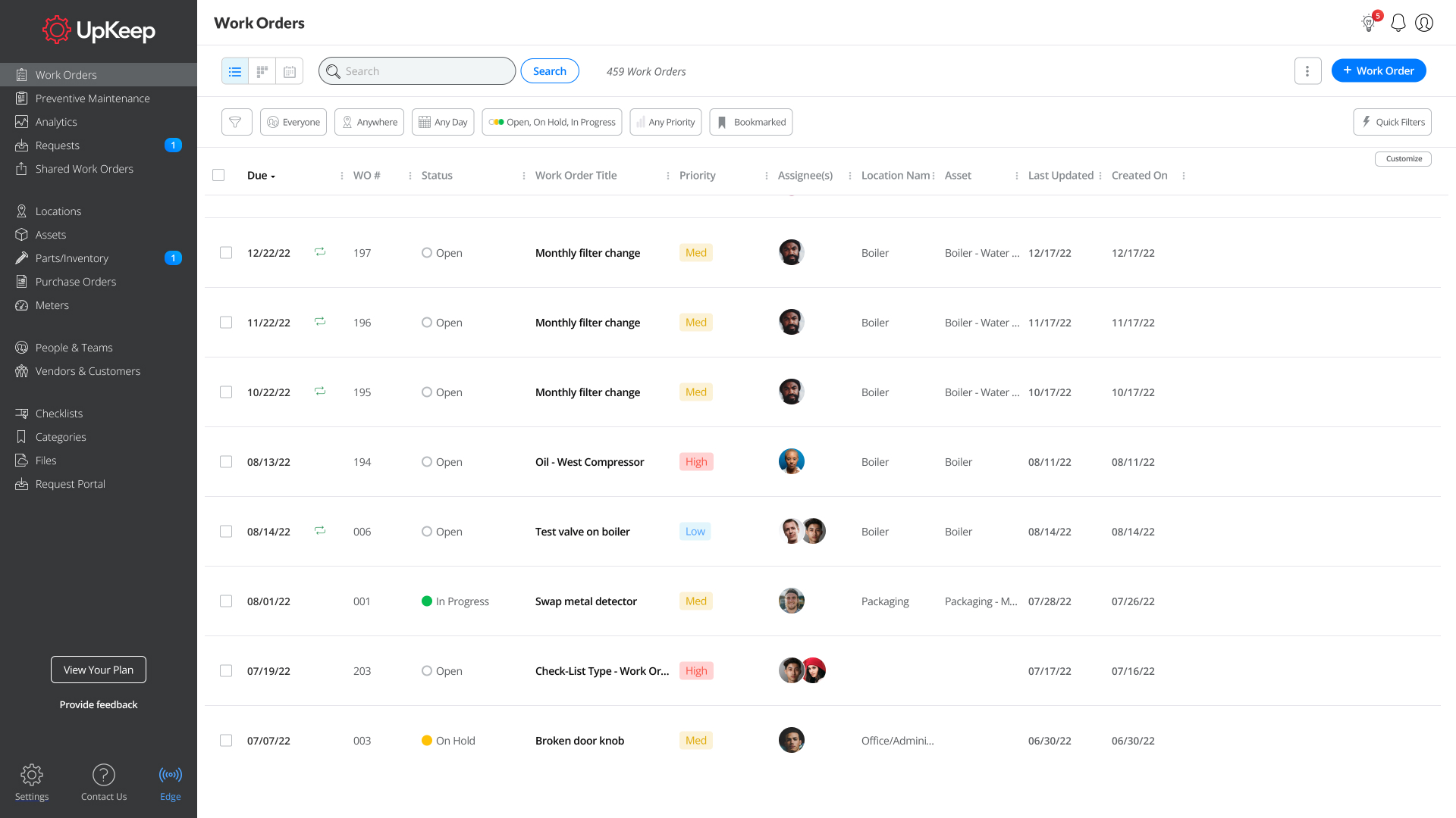 UpKeep screenshot & Video