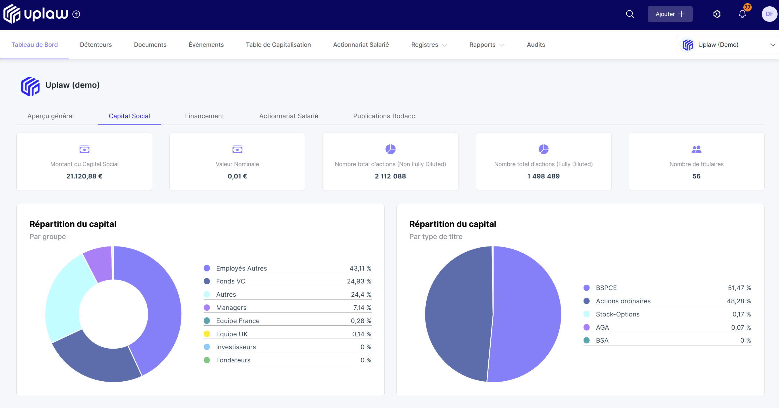 Uplaw Screenshot