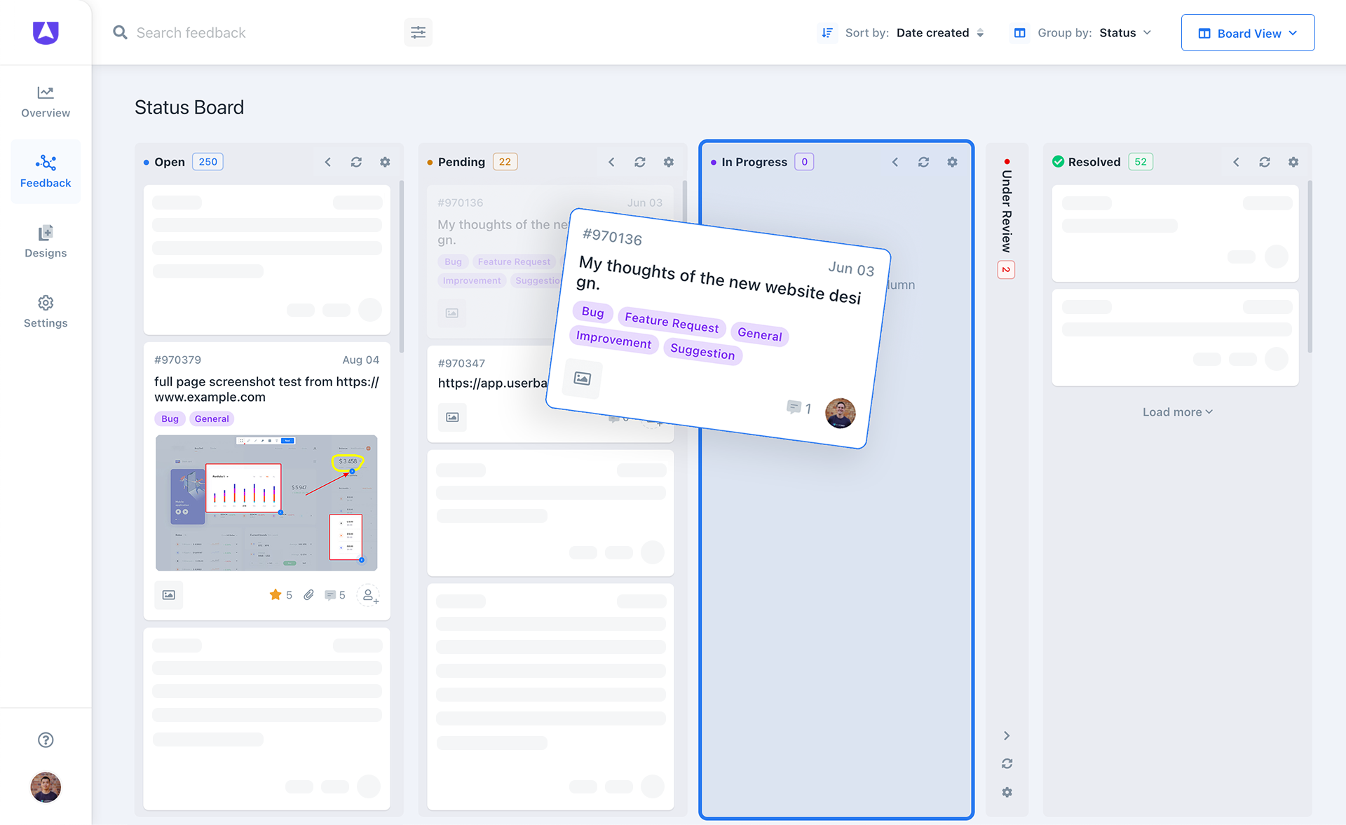 Userback Screenshot