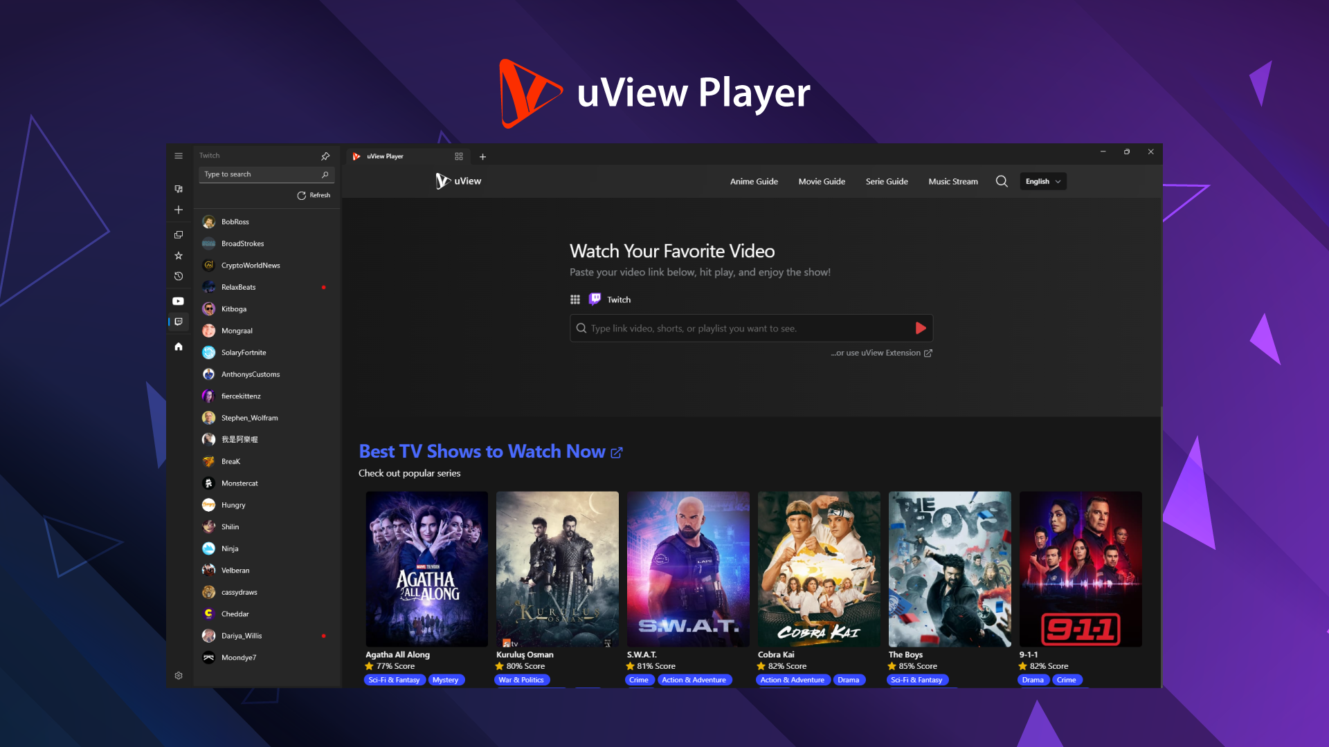 uView Player Screenshot