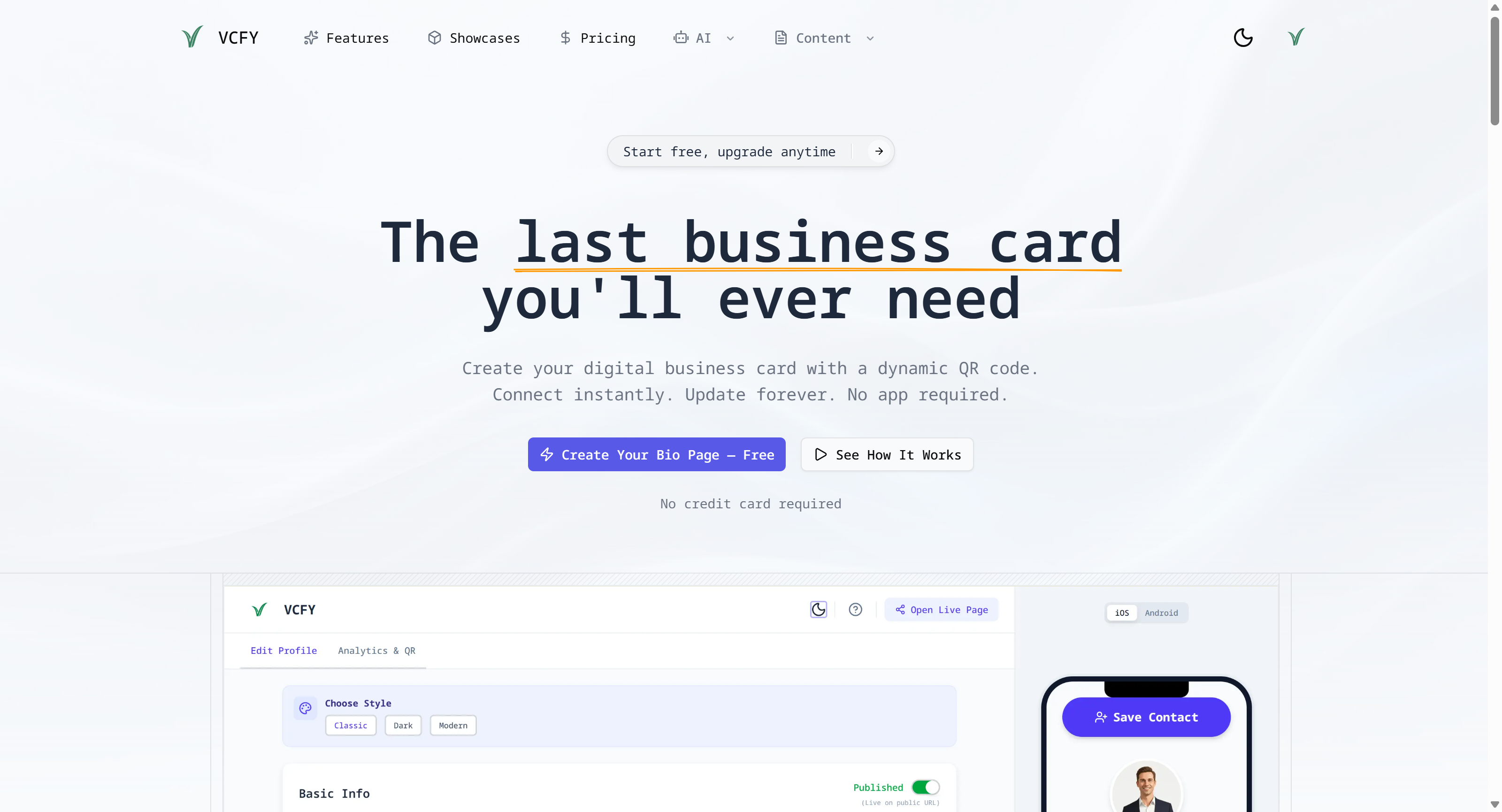 VCFY Screenshot