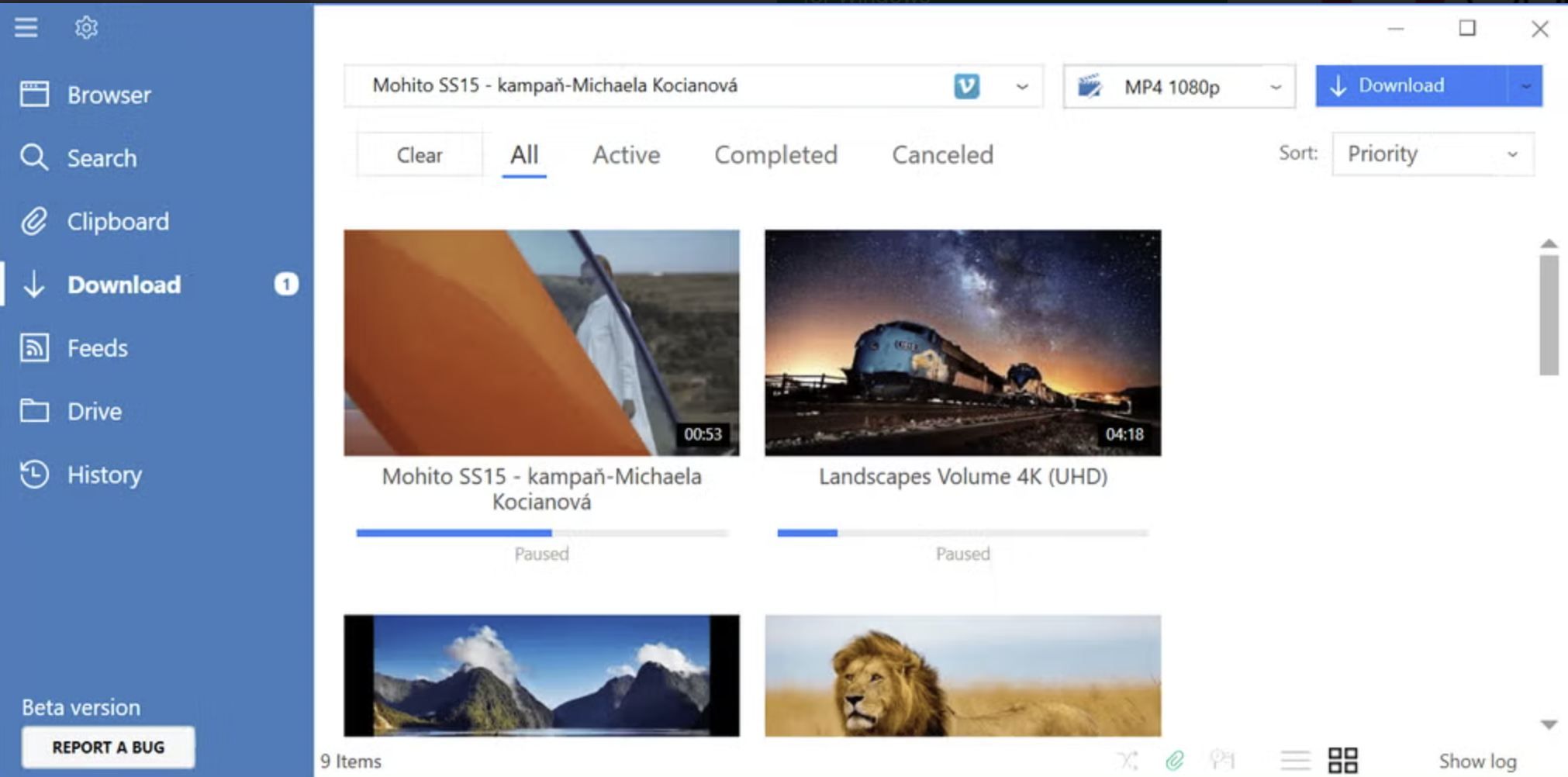 VDownloader Screenshot