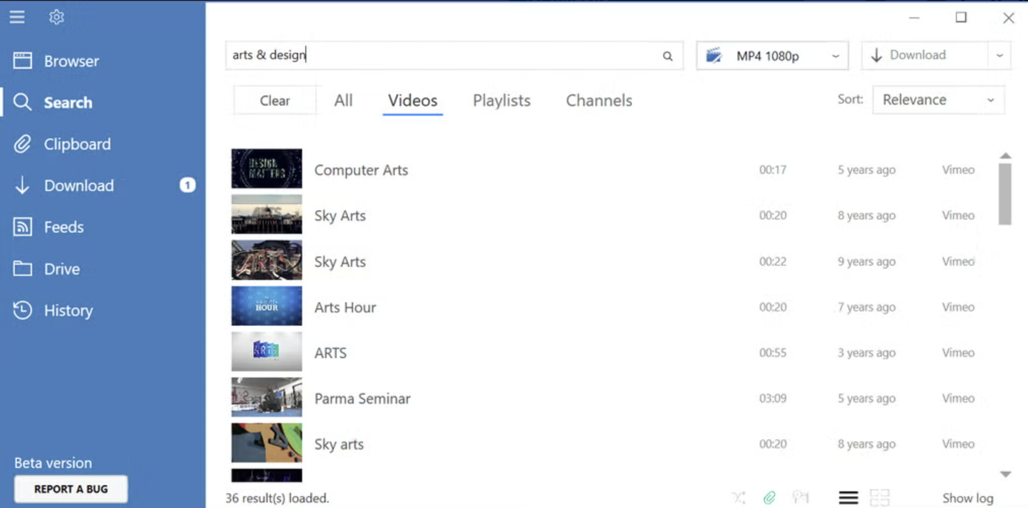 VDownloader Screenshot