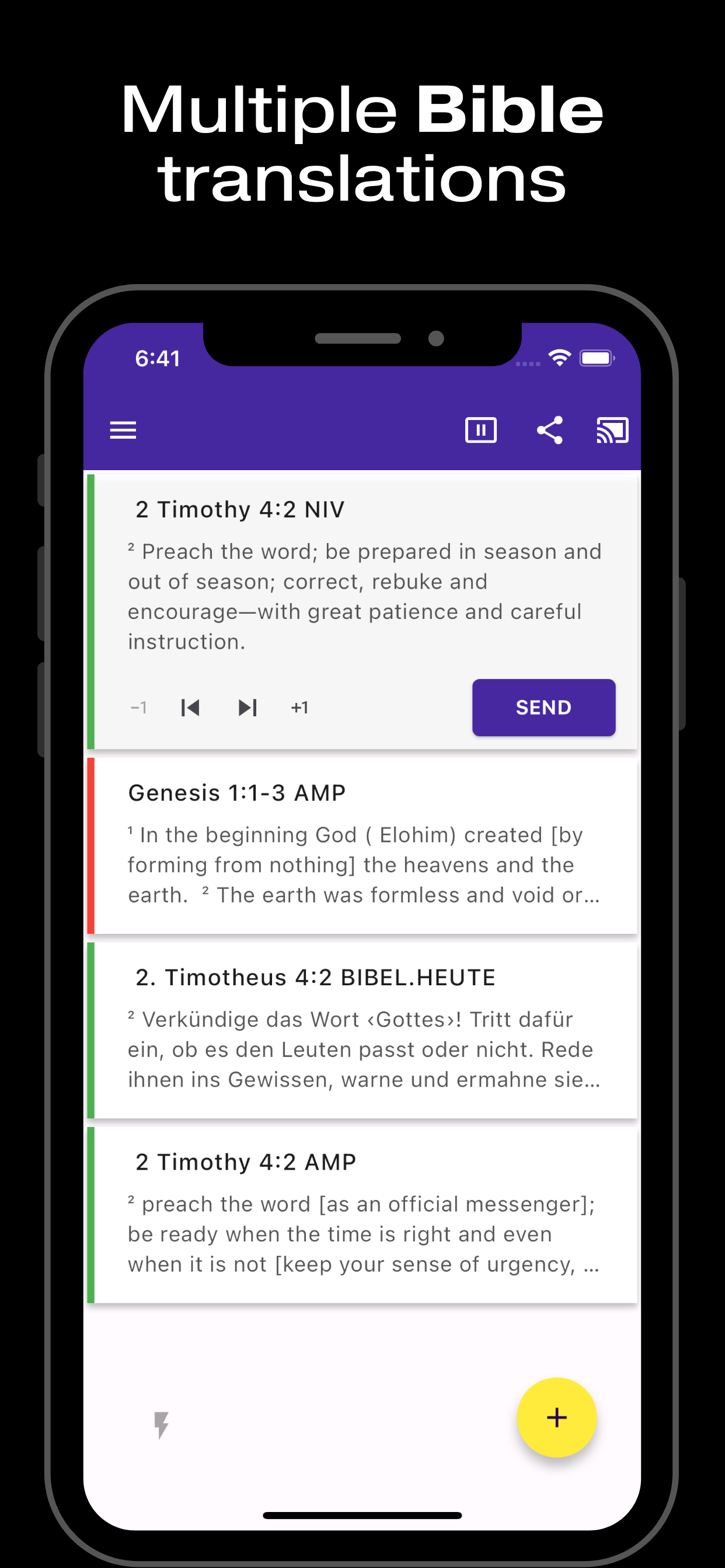 VerseCAST Screenshot