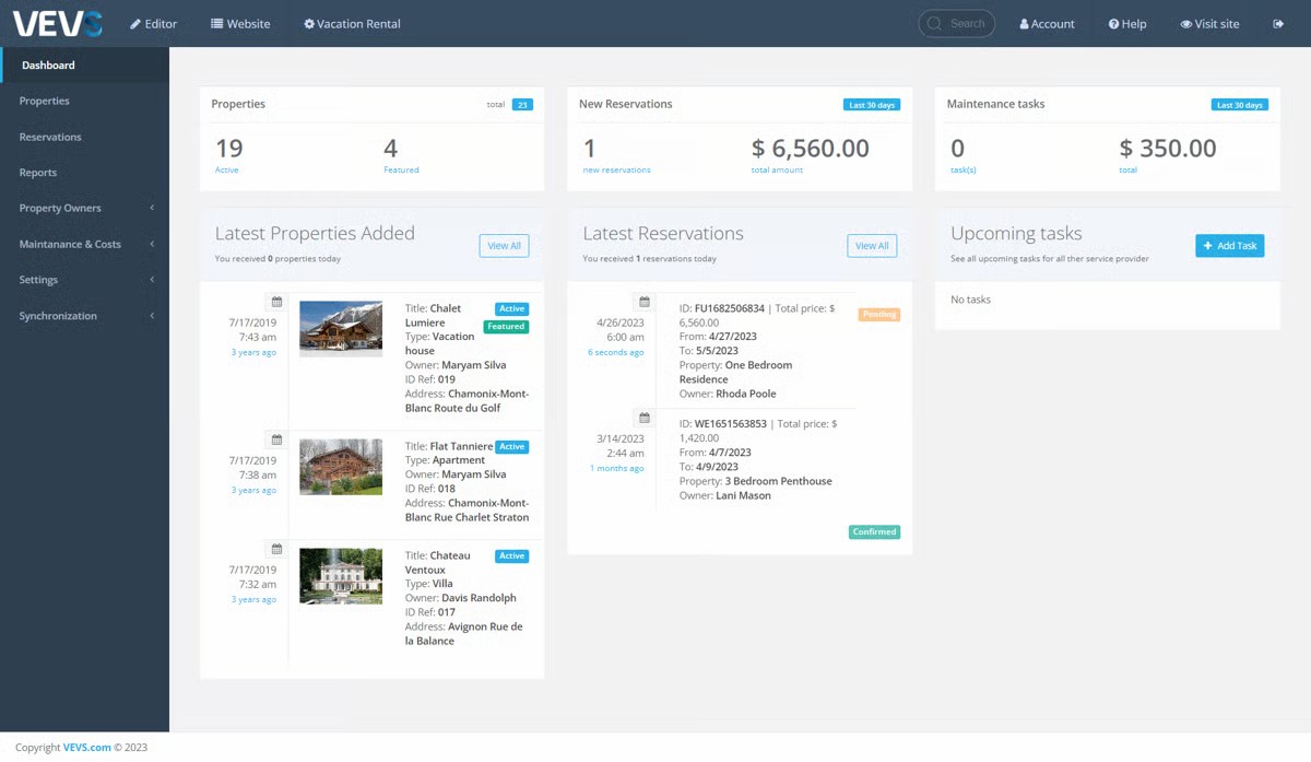 VEVSoftware Screenshot