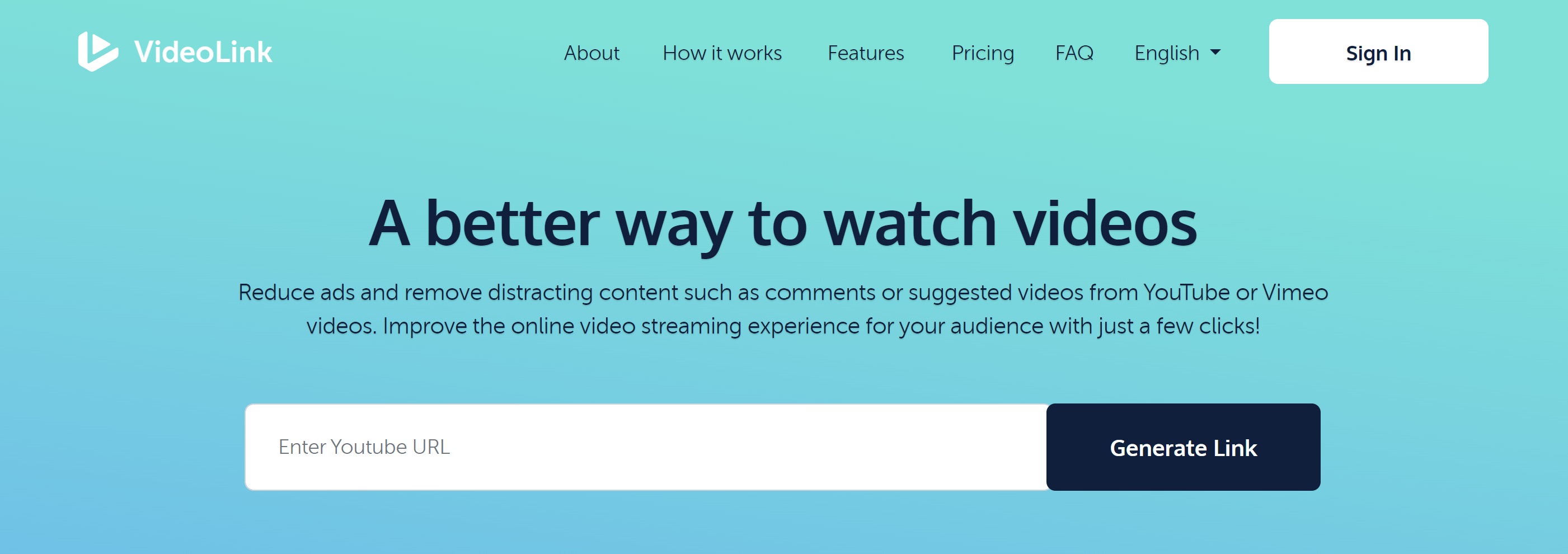 VideoLink Screenshot