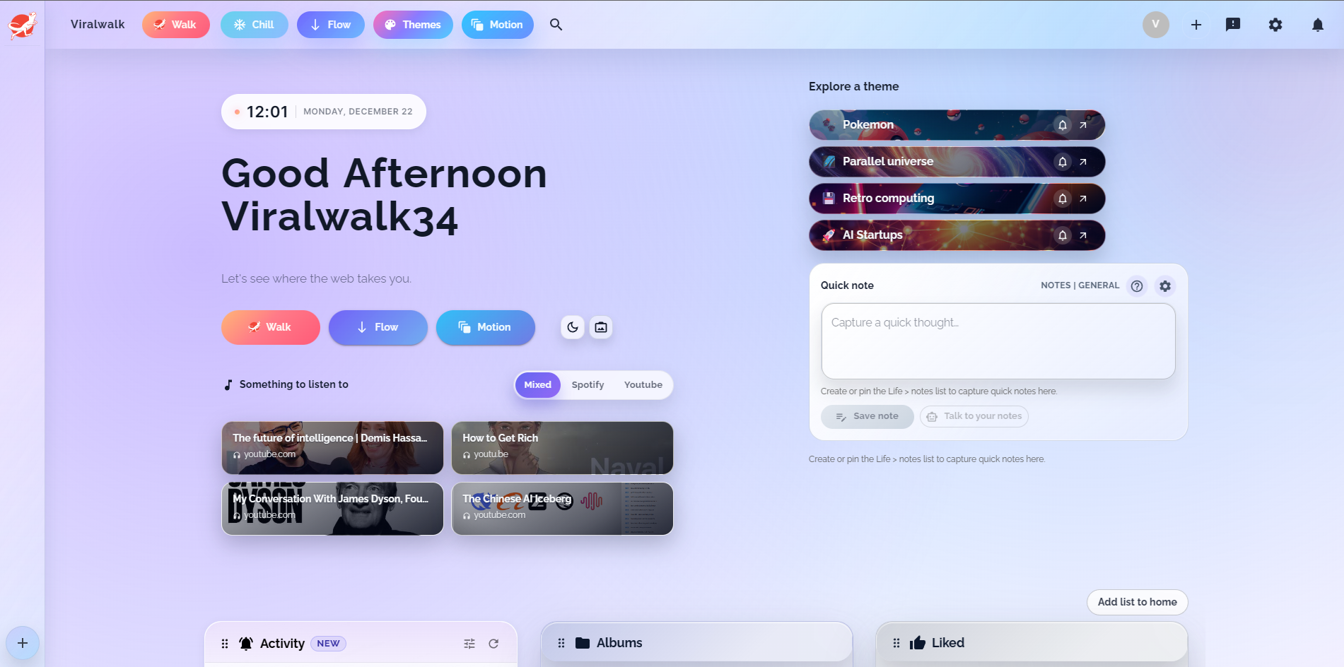 Viralwalk Screenshot