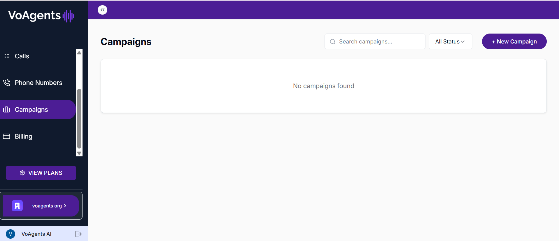 VoAgents Screenshot
