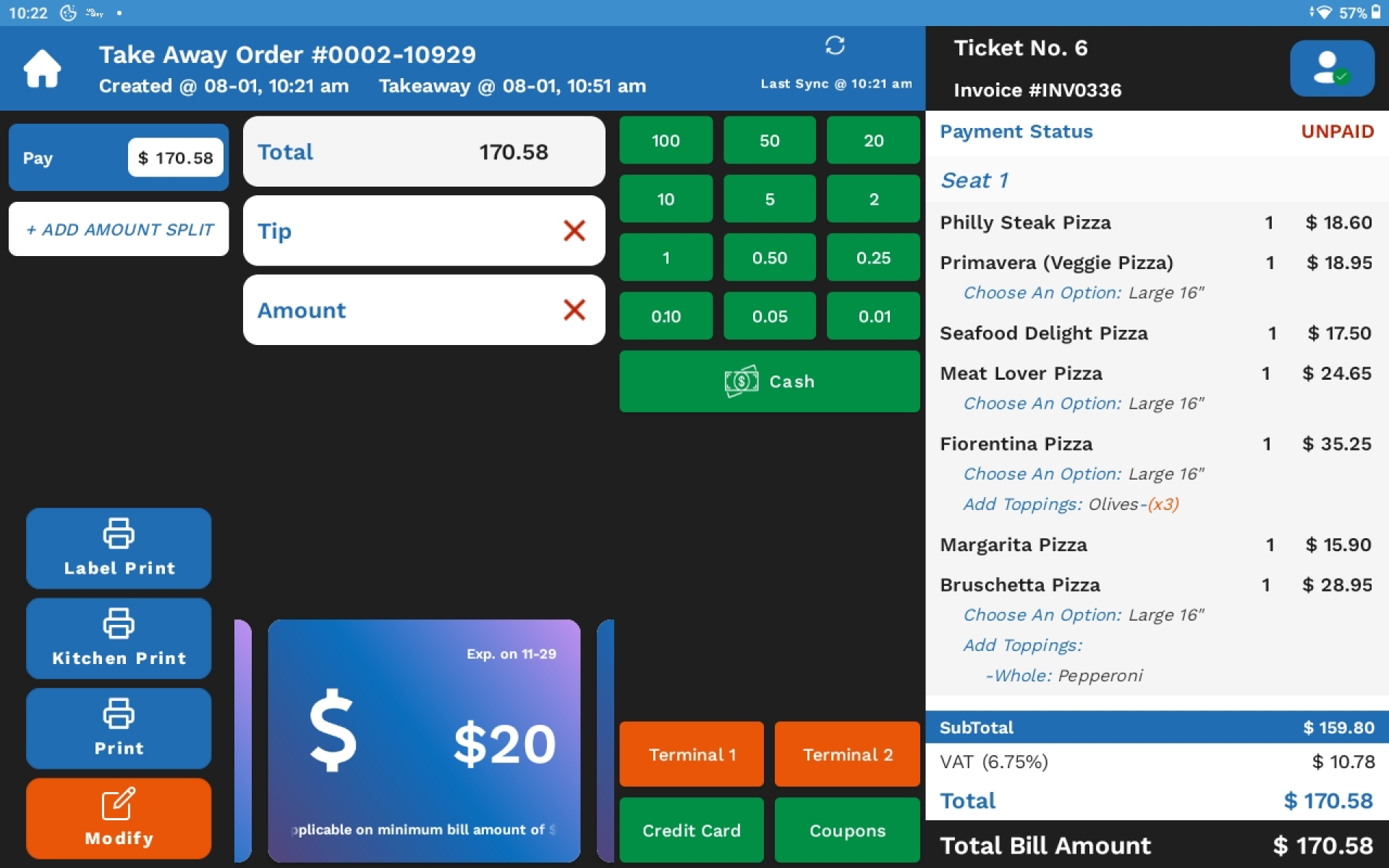 Vouch POS screenshot & Video