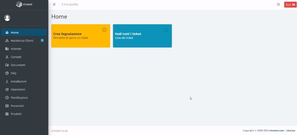 vtenext screenshot & Video