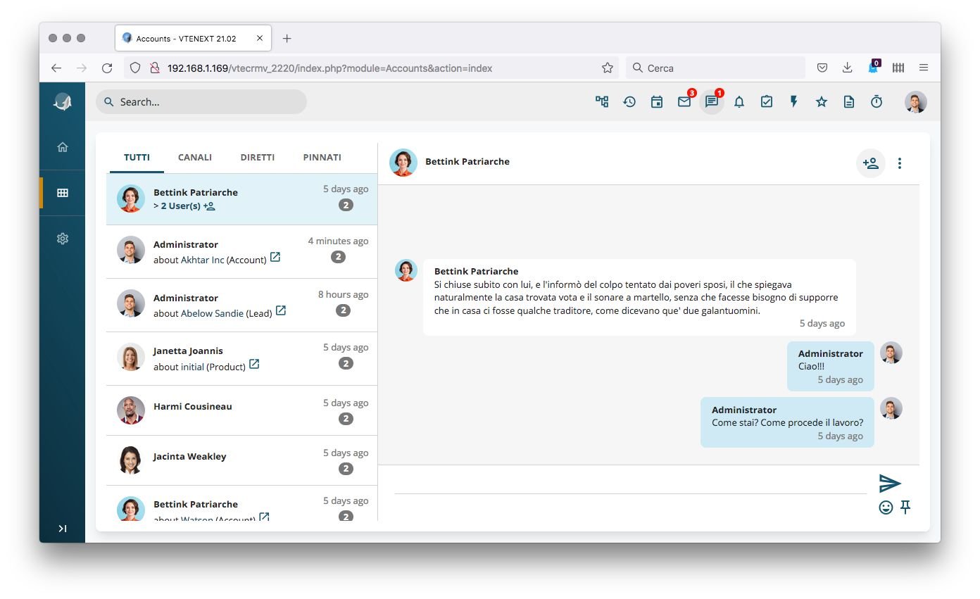 vtenext screenshot & Video