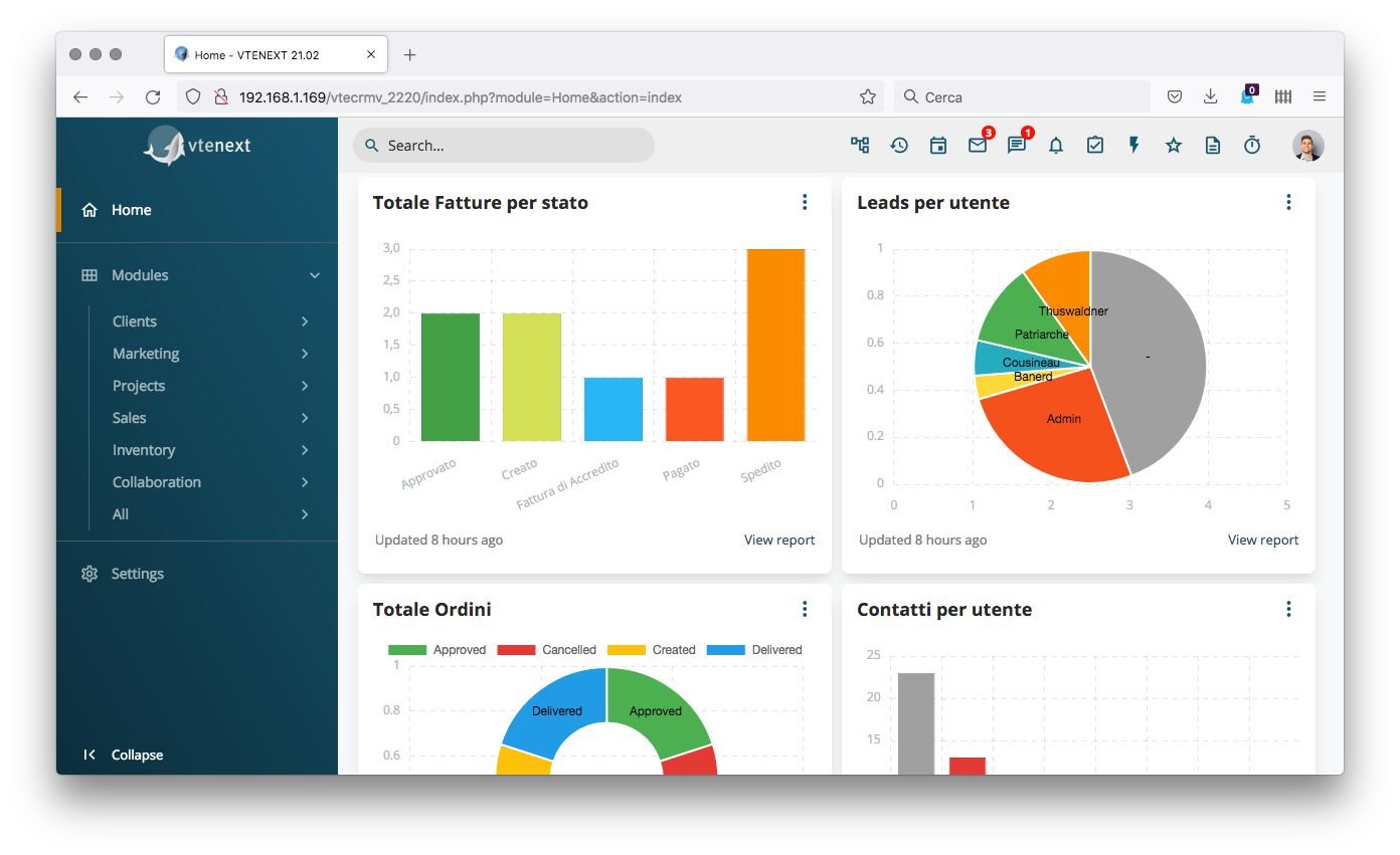 vtenext screenshot & Video