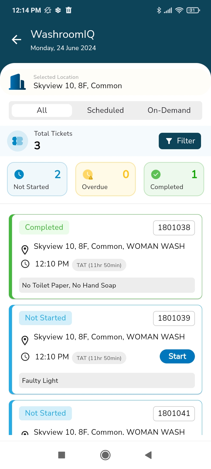 WashroomIQ screenshot & Video