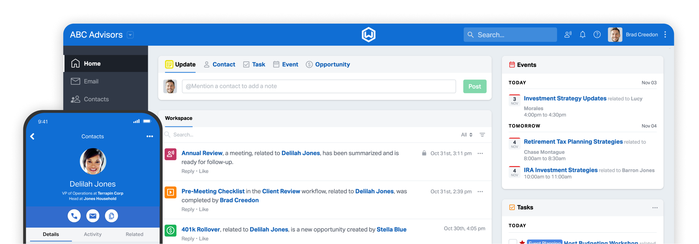 Wealthbox Screenshot