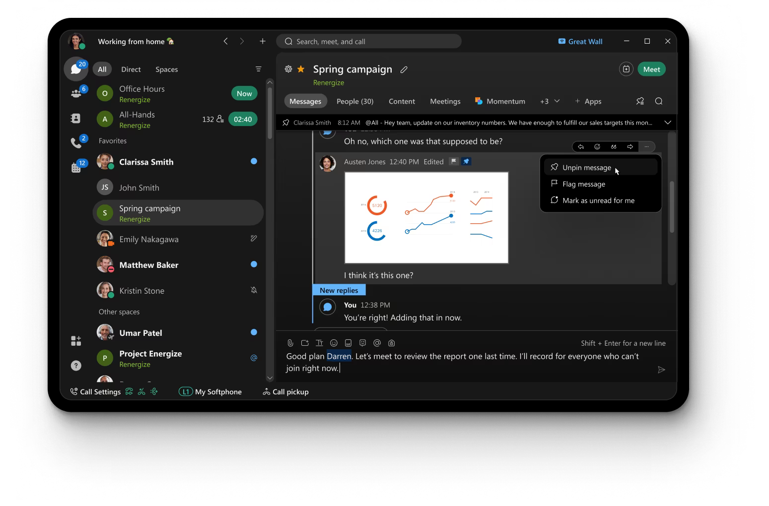Webex App screenshot & Video