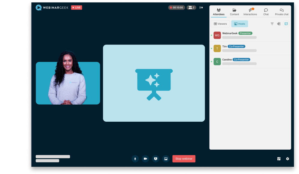 WebinarGeek screenshot & Video